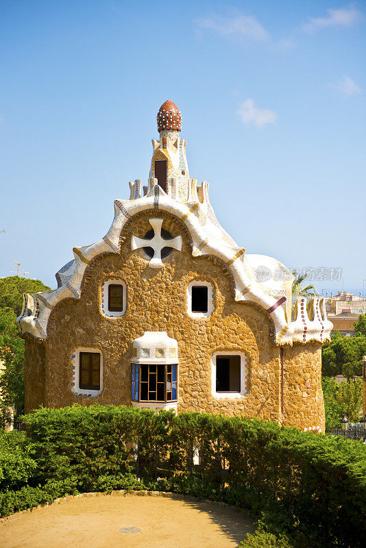 Park Guell，西班牙巴塞罗那